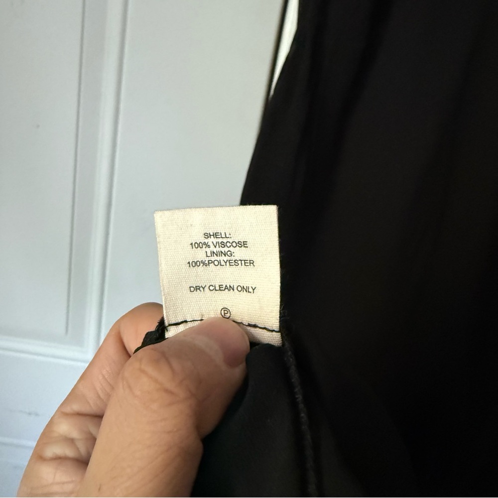 NWT RUMORED black sheer chiffon lined square neck sleeveless slip maxi dress - Picture 5 of 5